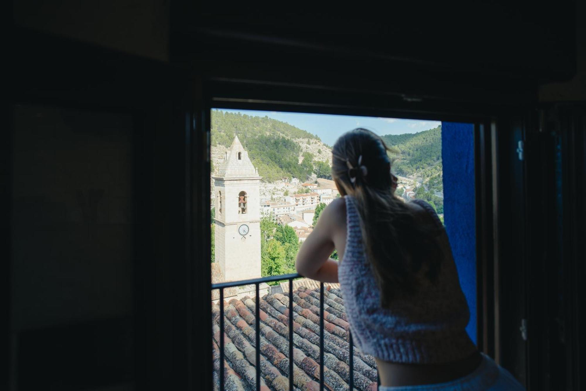 Alojamiento Domotizado Casa El Campanario Alcala del Jucar Exteriör bild